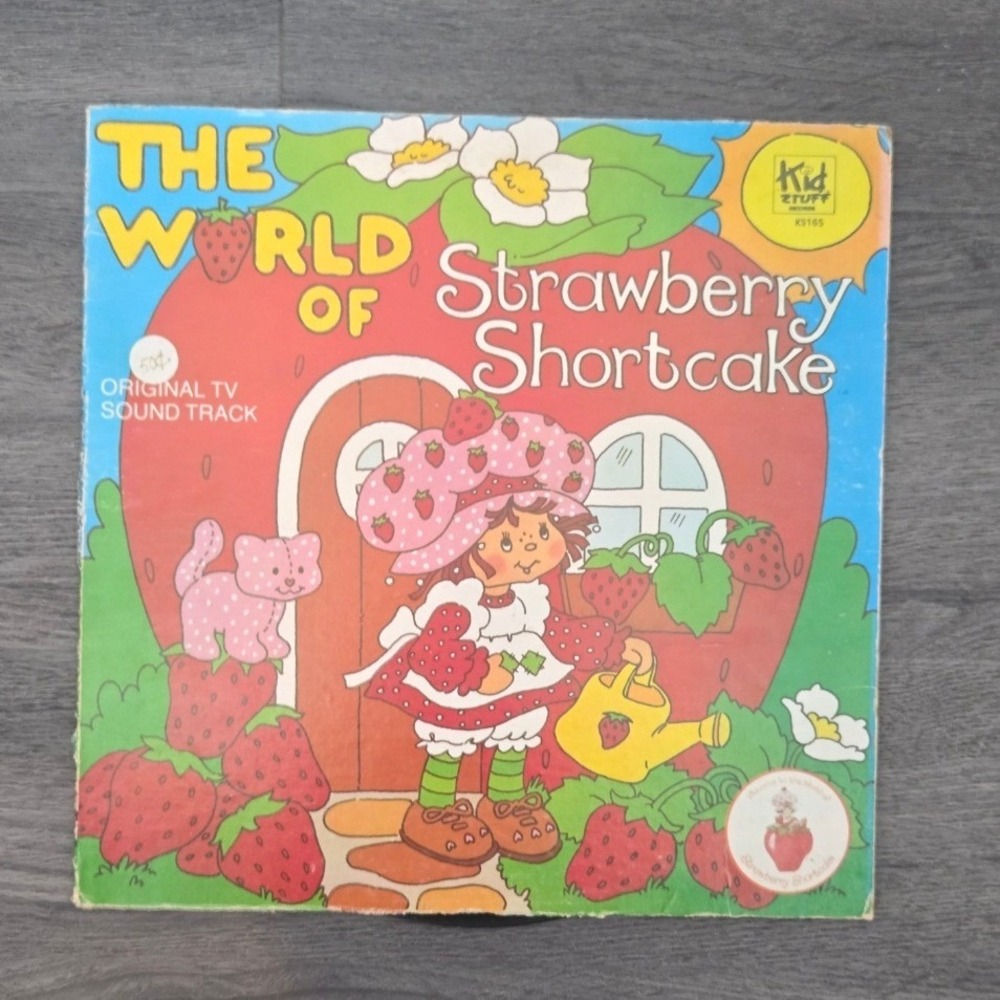 Vintage 1980 The World of Strawberry Shortcake Vinyl LP Kid Stuff KS165